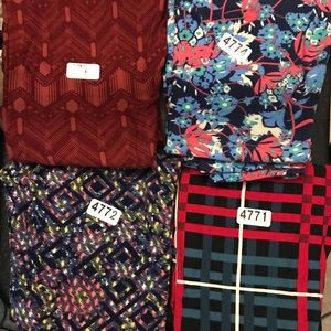 Lularoe os leggings. 4 new pairs.